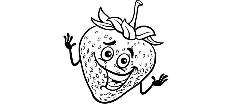 Owoce kolorowanka